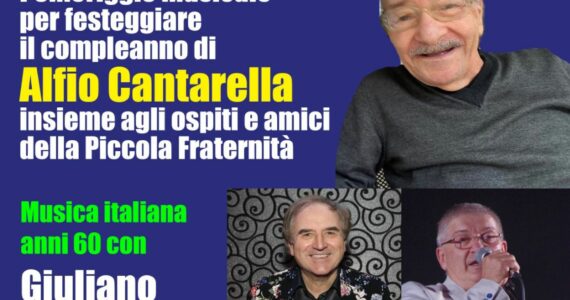 Un compleanno “speciale” per il nostro Alfio Cantarella